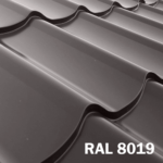 Металлочерепица RAL 8019