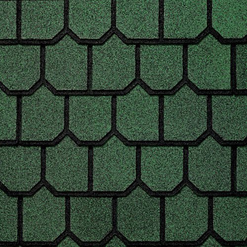 GAF Country Mansion Moss Green Битумная черепица GAF Country Mansion Moss Green